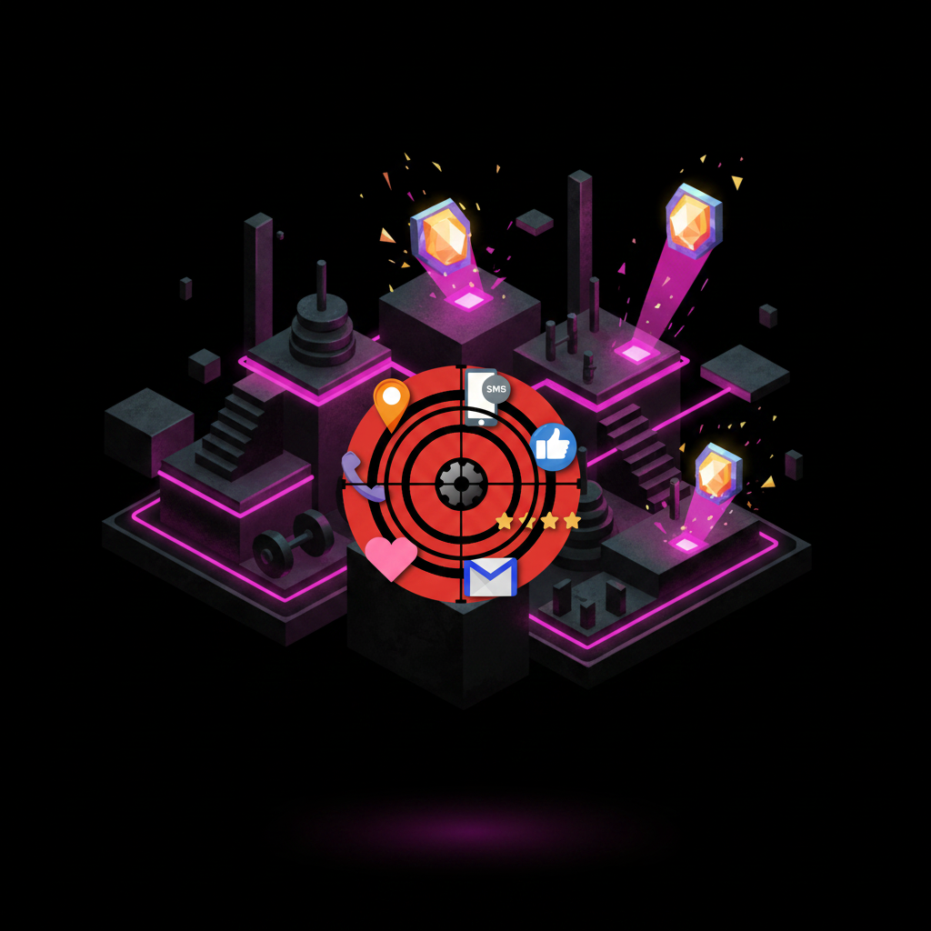 Cover illustration for Automated achievement badge issuance and triggers for gyms and fitness studios, a gyms and fitness studios build write-up