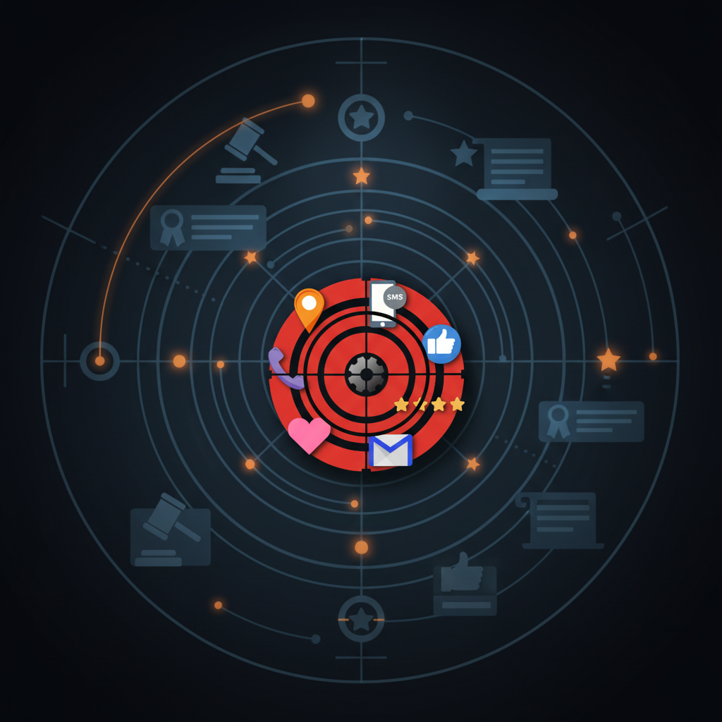 Cover illustration for Automated achievement badges and training triggers for law firms, a law firms and legal practices build write-up