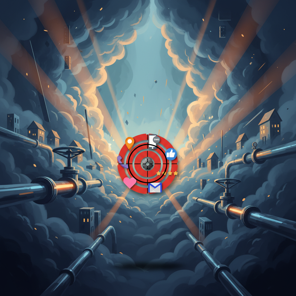 Cover illustration for How conditional form logic prioritizes leads for plumbing companies, a plumbing companies build write-up